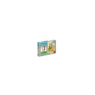 Puzzle Dino Chien et Chat - 48 Pièces - Publicité Puzzle Dino Chien et Chat - 48 Pièces - Publicité
