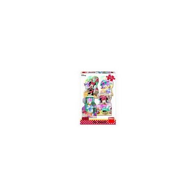 Puzzle Dino 4x54 - Minnie & Daisy Été - Puzzle Enfants - Publicité Puzzle Dino 4x54 - Minnie & Daisy Été - Puzzle Enfants - Publicité