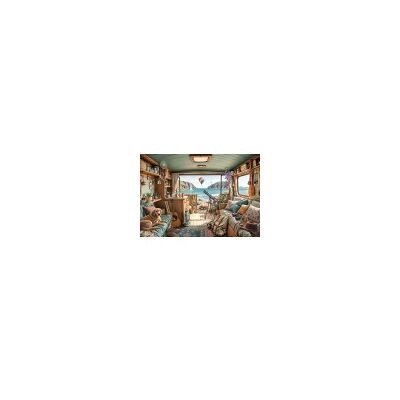 Bluebird Puzzle Camping Coast - Publicité Bluebird Puzzle Camping Coast - Publicité