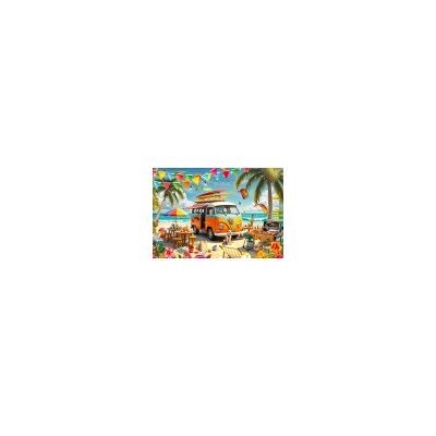 Bluebird Puzzle Camping-Car à la Plage - Publicité Bluebird Puzzle Camping-Car à la Plage - Publicité