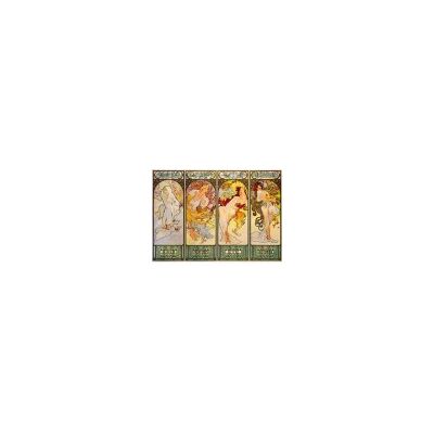 Bluebird Art Mucha - Quatre Saisons, 1900 Puzzle - Puzzle - Publicité Bluebird Art Mucha - Quatre Saisons, 1900 Puzzle - Puzzle - Publicité