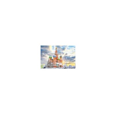 Eurographics Vasil le Temple Bénit Moscou 1000 Pièces - Puzzle - Publicité Eurographics Vasil le Temple Bénit Moscou 1000 Pièces - Puzzle - Publicité