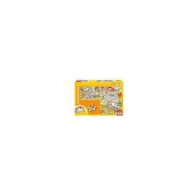 Schmidt Spiele 3 Puzzles - Plaisir au zoo - Publicité Schmidt Spiele 3 Puzzles - Plaisir au zoo - Publicité