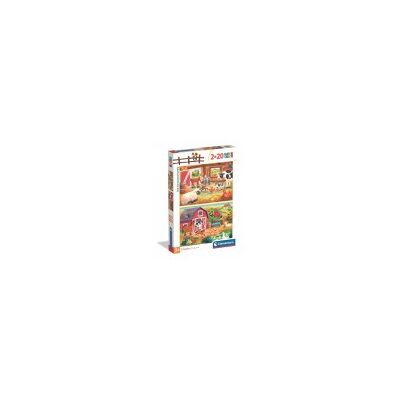 Clementoni 2 Puzzles - The Farmyard Family - Publicité Clementoni 2 Puzzles - The Farmyard Family - Publicité
