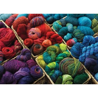 Puzzle Cobble Hill 1000 Pièces - Plenty of Yarn - Publicité Puzzle Cobble Hill 1000 Pièces - Plenty of Yarn - Publicité