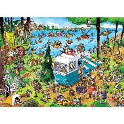 Cobble Hill Puzzle L'Appel de la Nature - 200 à 499 pièces - Publicité Cobble Hill Puzzle L'Appel de la Nature - 200 à 499 pièces - Publicité