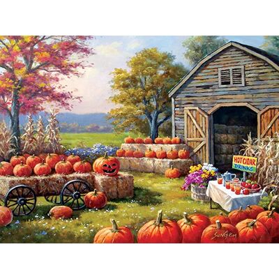 SunsOut Puzzle Citrouilles à Vendre - 1000 pièces - Publicité SunsOut Puzzle Citrouilles à Vendre - 1000 pièces - Publicité