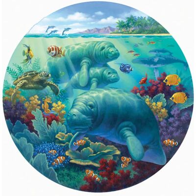 SunsOut Puzzle Pièces XXL - Manatee Beach - 500 à 999 pièces - Publicité SunsOut Puzzle Pièces XXL - Manatee Beach - 500 à 999 pièces - Publicité