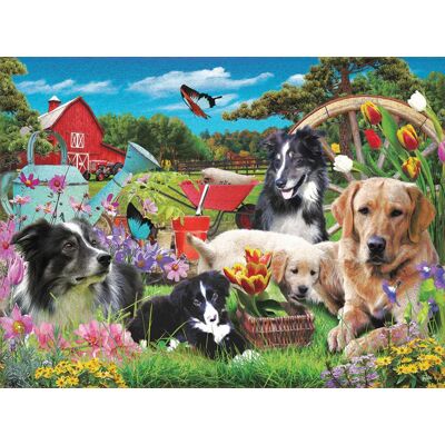 SunsOut Puzzle Pièces XXL - Qui à la Main Verte ? - 500 à 999 pièces - Publicité SunsOut Puzzle Pièces XXL - Qui à la Main Verte ? - 500 à 999 pièces - Publicité