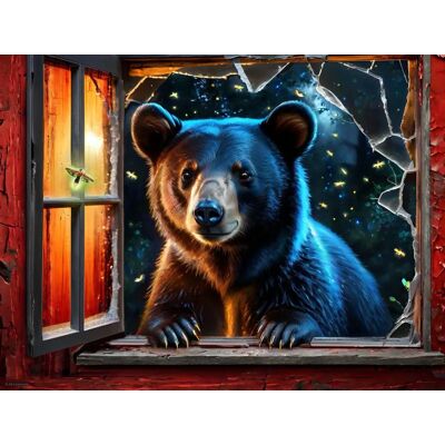 SunsOut Puzzle L'Ours Et Les Lucioles - 500 à 999 pièces - Publicité SunsOut Puzzle L'Ours Et Les Lucioles - 500 à 999 pièces - Publicité