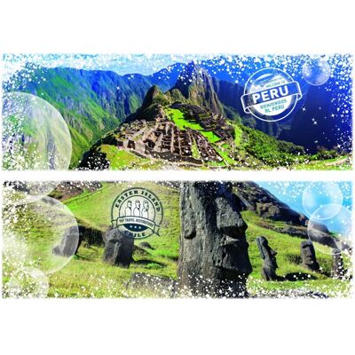 Grafika Voyage autour du monde - Puzzle Chili et Pérou (1000 Pièces) - Publicité Grafika Voyage autour du monde - Puzzle Chili et Pérou (1000 Pièces) - Publicité