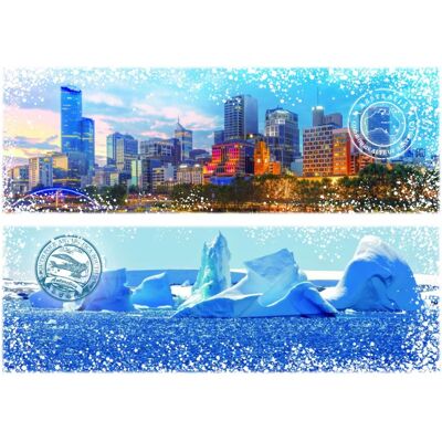 Grafika Voyage autour du monde - Puzzle Australie & Antarctique - 1000 Pièces - Publicité Grafika Voyage autour du monde - Puzzle Australie & Antarctique - 1000 Pièces - Publicité