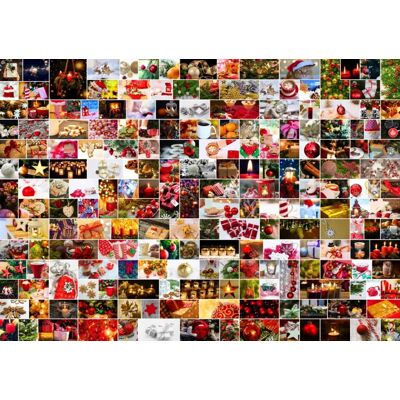 Grafika Puzzle Collage - Noël - 1500 pièces - Publicité Grafika Puzzle Collage - Noël - 1500 pièces - Publicité