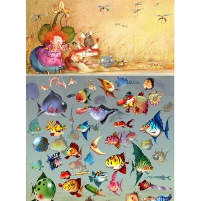Grafika Puzzle François Ruyer - Bain de Pieds de la Sorcière - 2000 pièces - Publicité Grafika Puzzle François Ruyer - Bain de Pieds de la Sorcière - 2000 pièces - Publicité
