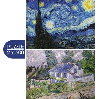 Grafika - L'Art de Van Gogh: La Nuit étoilée, 1889 - Puzzle - Publicité Grafika - L'Art de Van Gogh: La Nuit étoilée, 1889 - Puzzle - Publicité