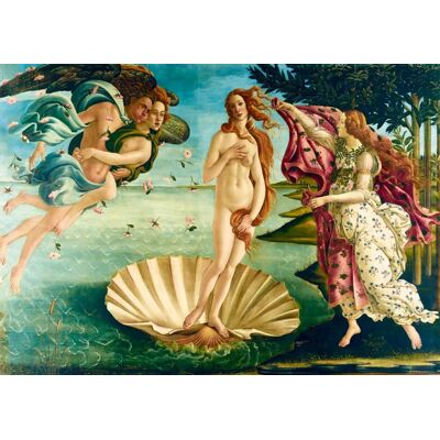 Puzzle Bluebird Botticelli - La Naissance de Vénus - Publicité Puzzle Bluebird Botticelli - La Naissance de Vénus - Publicité