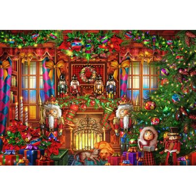 Bluebird Puzzle Puzzle Christmas Interior - 1000 pièces - Publicité Bluebird Puzzle Puzzle Christmas Interior - 1000 pièces - Publicité