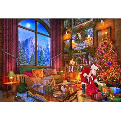 Bluebird Puzzle Puzzle Christmas Lodge - 1000 pièces - Publicité Bluebird Puzzle Puzzle Christmas Lodge - 1000 pièces - Publicité