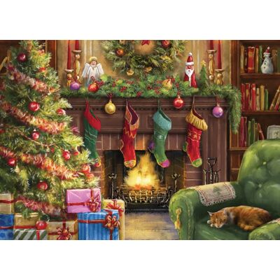 Bluebird Puzzle Puzzle Cozy Christmas Evening - 500 à 999 pièces - Publicité Bluebird Puzzle Puzzle Cozy Christmas Evening - 500 à 999 pièces - Publicité