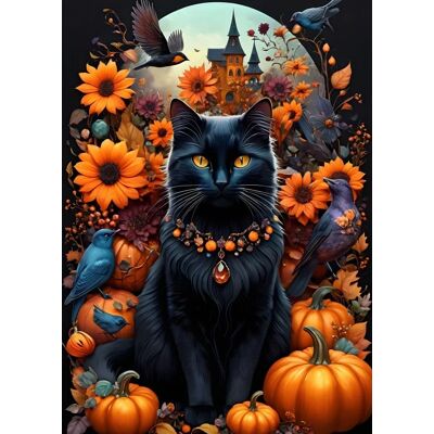 Bluebird Puzzle Puzzle Autumn Cat - 500 à 999 pièces - Publicité Bluebird Puzzle Puzzle Autumn Cat - 500 à 999 pièces - Publicité