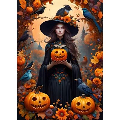 Bluebird Puzzle Puzzle Halloween Witch - 500 à 999 pièces - Publicité Bluebird Puzzle Puzzle Halloween Witch - 500 à 999 pièces - Publicité