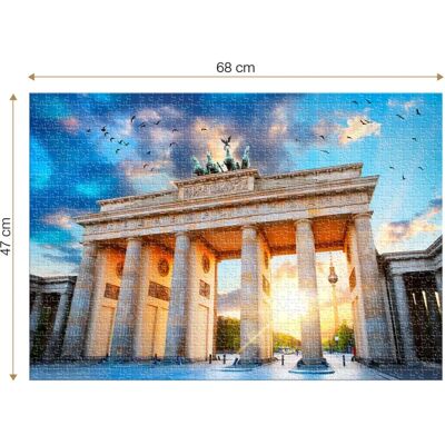 D-Toys Modèle 1000 pièces - Puzzle de la Porte de Brandebourg - Publicité D-Toys Modèle 1000 pièces - Puzzle de la Porte de Brandebourg - Publicité