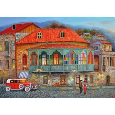 Magnolia Puzzle The Street of Old Tbilisi - 1000 pièces - Publicité Magnolia Puzzle The Street of Old Tbilisi - 1000 pièces - Publicité