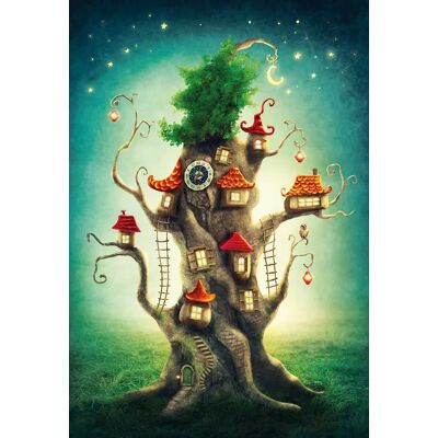 Magnolia Puzzle Magic Tree House - 1000 pièces - Publicité Magnolia Puzzle Magic Tree House - 1000 pièces - Publicité