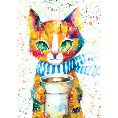 Magnolia Puzzle Colorful Cat - 1000 pièces - Publicité Magnolia Puzzle Colorful Cat - 1000 pièces - Publicité