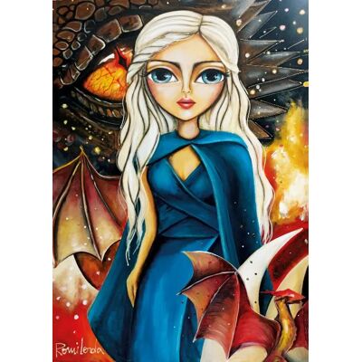 Magnolia Puzzle Mère des Dragons - 1000 pièces - Publicité Magnolia Puzzle Mère des Dragons - 1000 pièces - Publicité