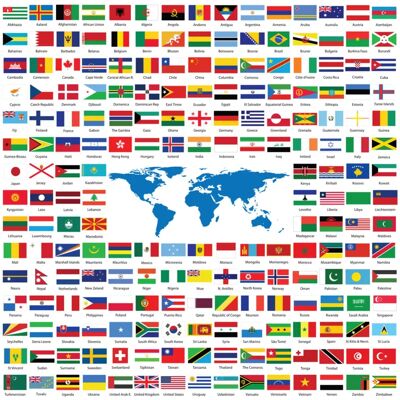 Yazz Puzzle Flags - 1000 pièces - Publicité Yazz Puzzle Flags - 1000 pièces - Publicité