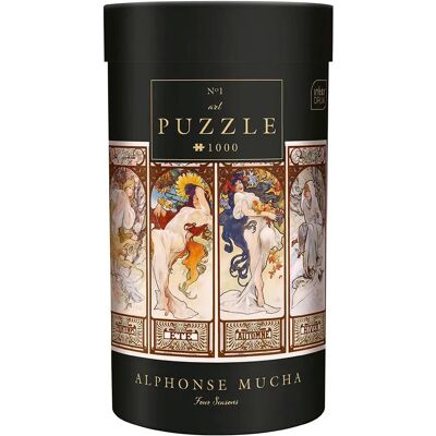 Interdruk Puzzle Art Collection - Mucha - Les Saisons - 1000 pièces - Publicité Interdruk Puzzle Art Collection - Mucha - Les Saisons - 1000 pièces - Publicité