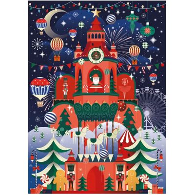 Interdruk Puzzle Christmas Tower - 1000 pièces - Publicité Interdruk Puzzle Christmas Tower - 1000 pièces - Publicité