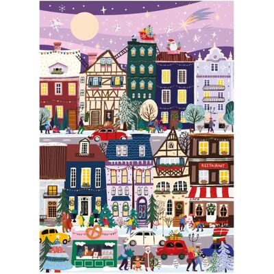 Interdruk Puzzle Christmas Eve - 1000 pièces - Publicité Interdruk Puzzle Christmas Eve - 1000 pièces - Publicité
