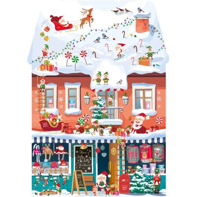Interdruk Puzzle Pièces XXL - Puzzle Forme - Chrismas Toy Store - 200 à 499 pièces - Publicité Interdruk Puzzle Pièces XXL - Puzzle Forme - Chrismas Toy Store - 200 à 499 pièces - Publicité