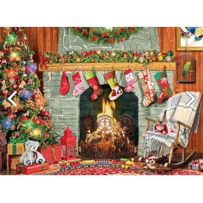 Puzzle de Noël Eurographics - 500 Pièces - Matériaux Recyclés - Publicité Puzzle de Noël Eurographics - 500 Pièces - Matériaux Recyclés - Publicité
