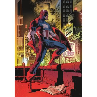 Clementoni Puzzle Capitaine America - Puzzle - Publicité Clementoni Puzzle Capitaine America - Puzzle - Publicité
