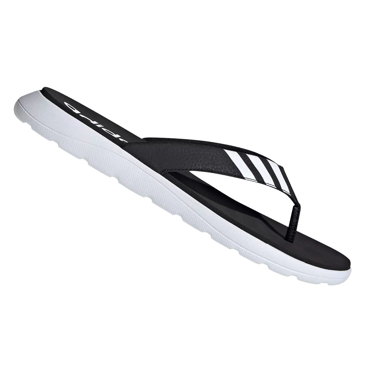adidas Flip Flop Comfort noir / blanc  - noir - Size: 42 - male
