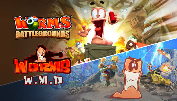 Microsoft Worms Battlegrounds + Worms W.M.D (Xbox ONE / Xbox Series X S)
