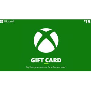 Microsoft Carte cadeau Xbox Live 15£