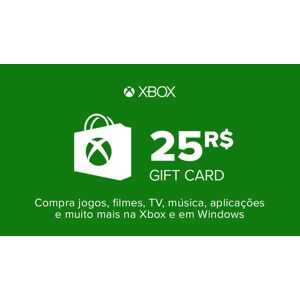 Microsoft Carte cadeau Xbox Live 25 BRL
