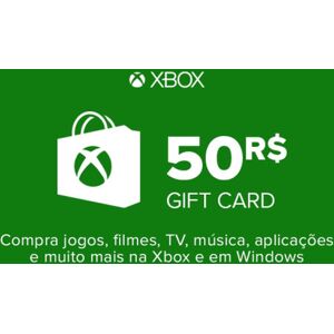 Microsoft Carte cadeau Xbox Live 50 BRL