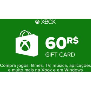 Microsoft Carte cadeau Xbox Live 60 BRL