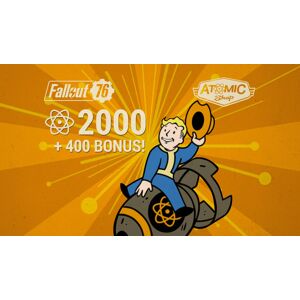 Microsoft Fallout 76: 2 000 Atomes (+400 Atomes bonus) (Xbox ONE / Xbox Series X S)