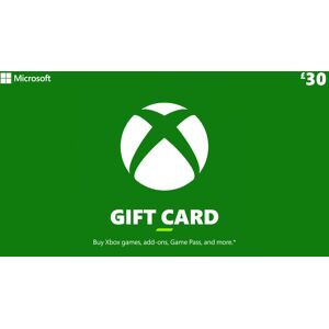 Microsoft Carte cadeau Xbox Live 30£