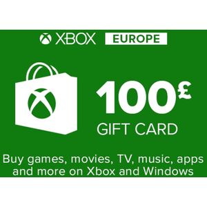 Microsoft Carte cadeau Xbox Live 100£