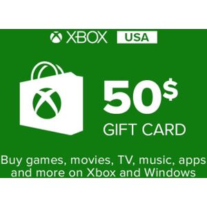 Microsoft Carte Cadeau Xbox 50$