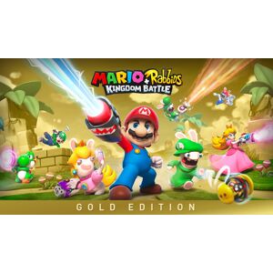 Nintendo Mario + The Lapins Crétins Kingdom Battle Gold Edition Switch - Publicité