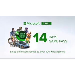 Microsoft Xbox Game Pass 14 Jours D'essai Xbox (Nouveaux Comptes