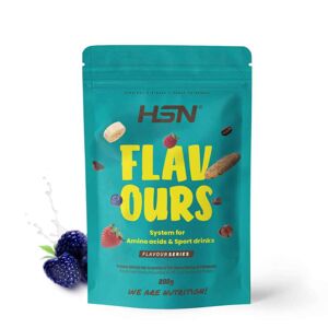 HSN Arôme en poudre pour acides amines et boissons sportives 200g framboise bleue